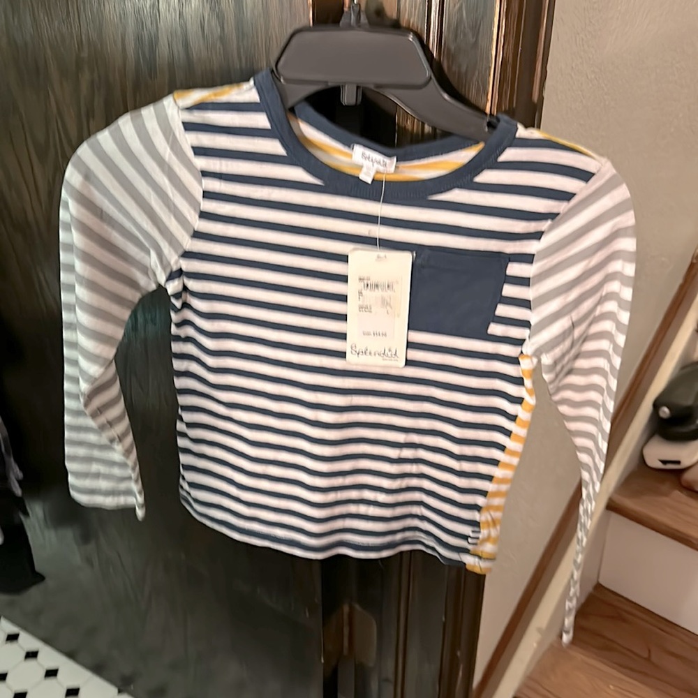 NWT Splendid striped LS Tee